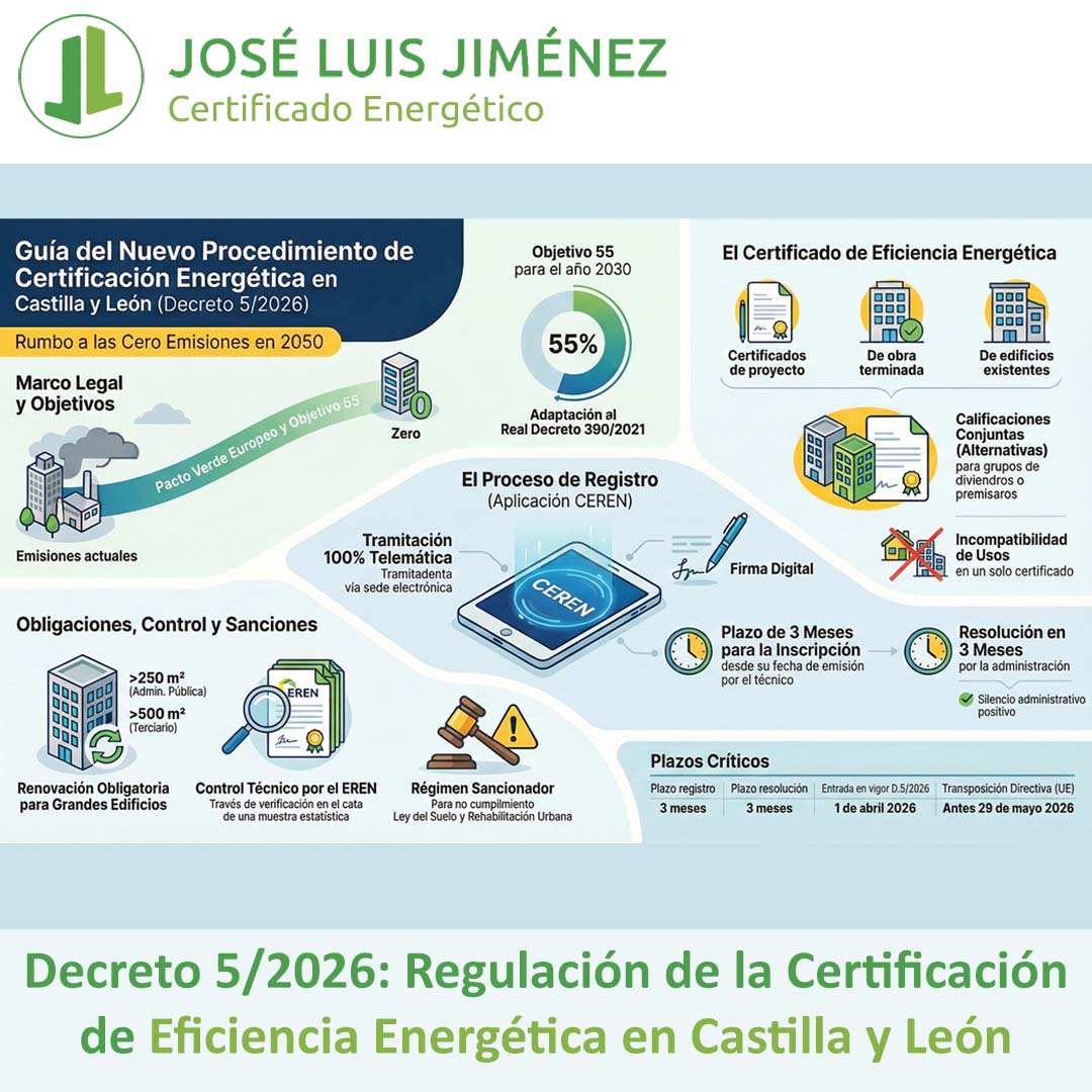 Regulación de la Certificación de Eficiencia Energética en Castilla y León